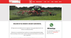 Desktop Screenshot of bepagri-rental.nl