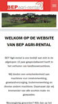Mobile Screenshot of bepagri-rental.nl